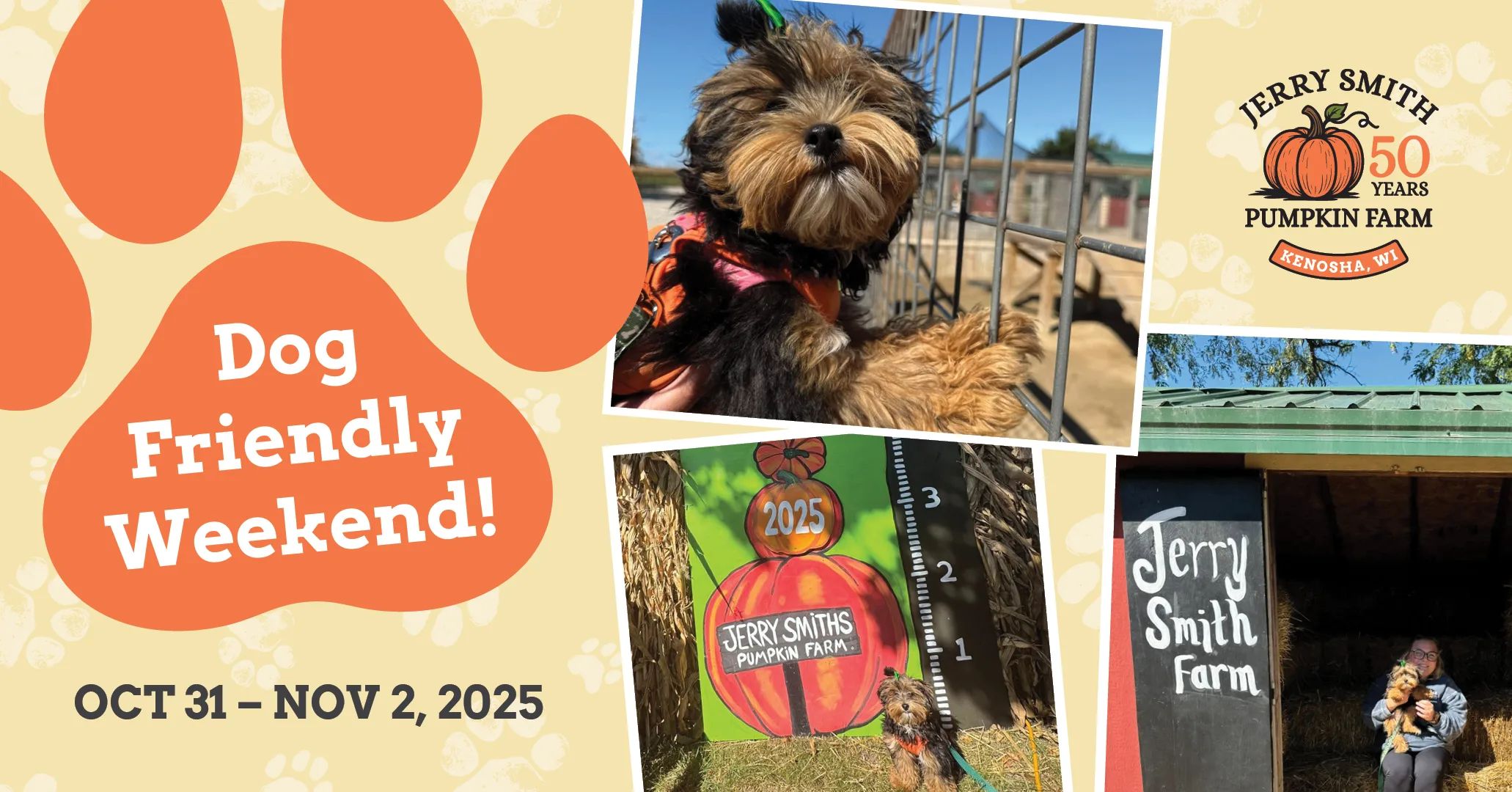 Dog-Friendly Weekend Oct 31-Nov 2 Dog-Friendly Weekend Oct 31-Nov 2